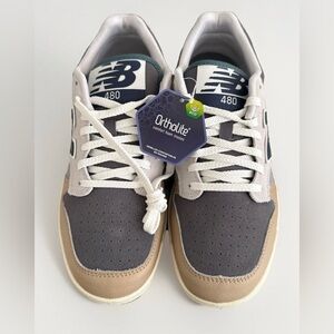 New Balance 480 Grey / Brown BB480LGB Men's Size 9 Medium - NIB